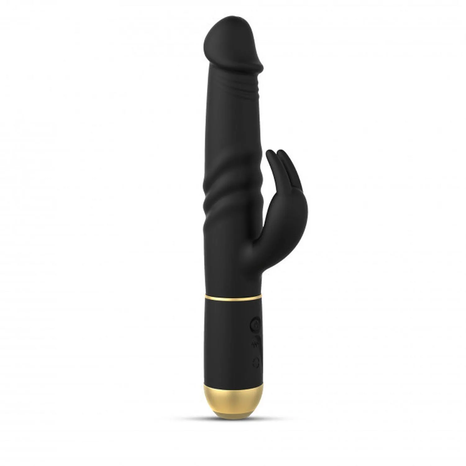 Вибратор-кролик Dorcel Furious 2.0, 27 см (черный)