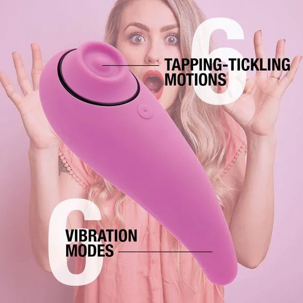Вібратор з пульсацією FeelzToys FemmeGasm, 14 см (рожевий)
