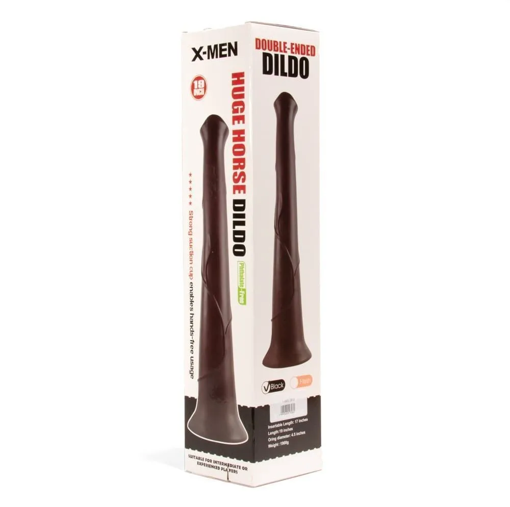 X-Men Huge Horse - Dildo, Czarny, 44 cm