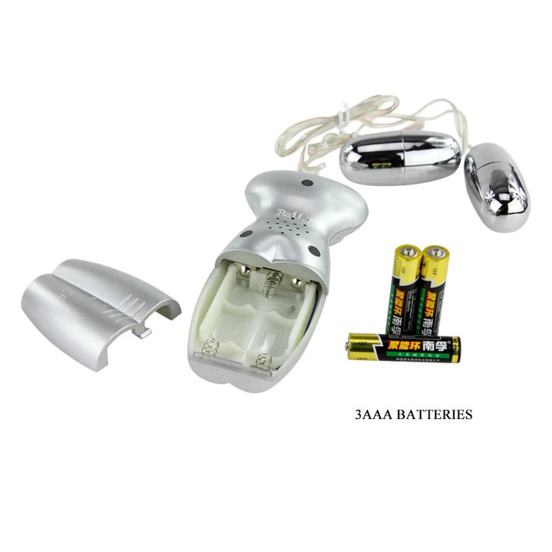 BAILE Vibration Sex talk Double holes - Masturbator, Różowy, 25 cm