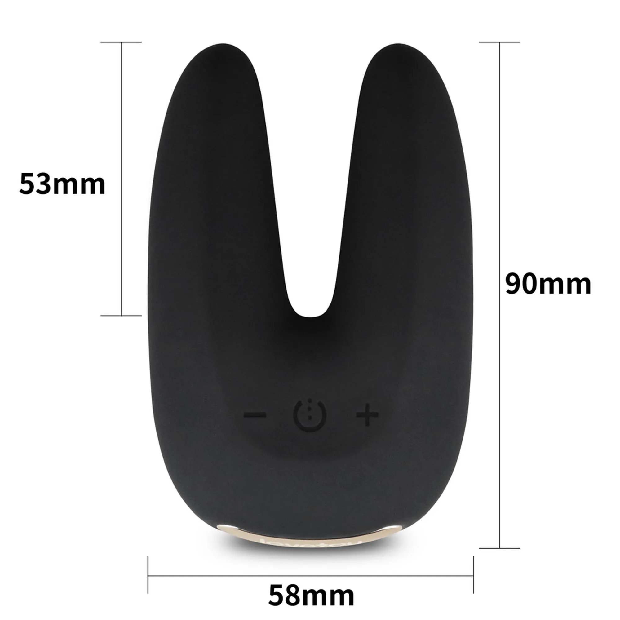 Lovetoy O-Sensual Rapture Twin - Wibrator, Czarny, 9 cm