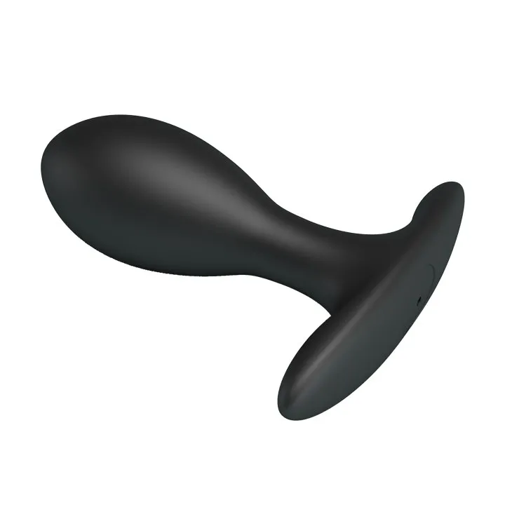 Анальная пробка Pretty Love Inflatable Anal Plug, 9.1 см (черный)