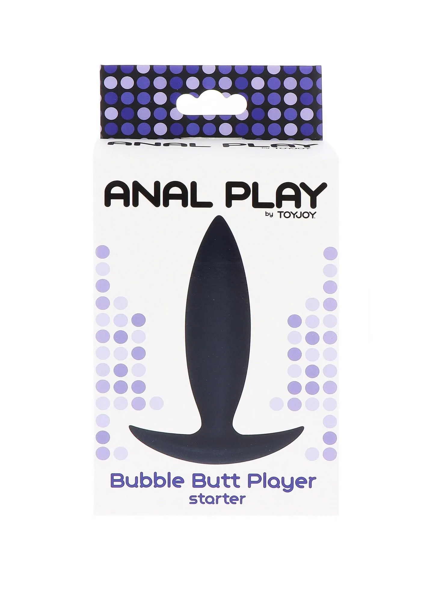 Анальна пробка Bubble Butt Player Starter, 10 см (чорний)