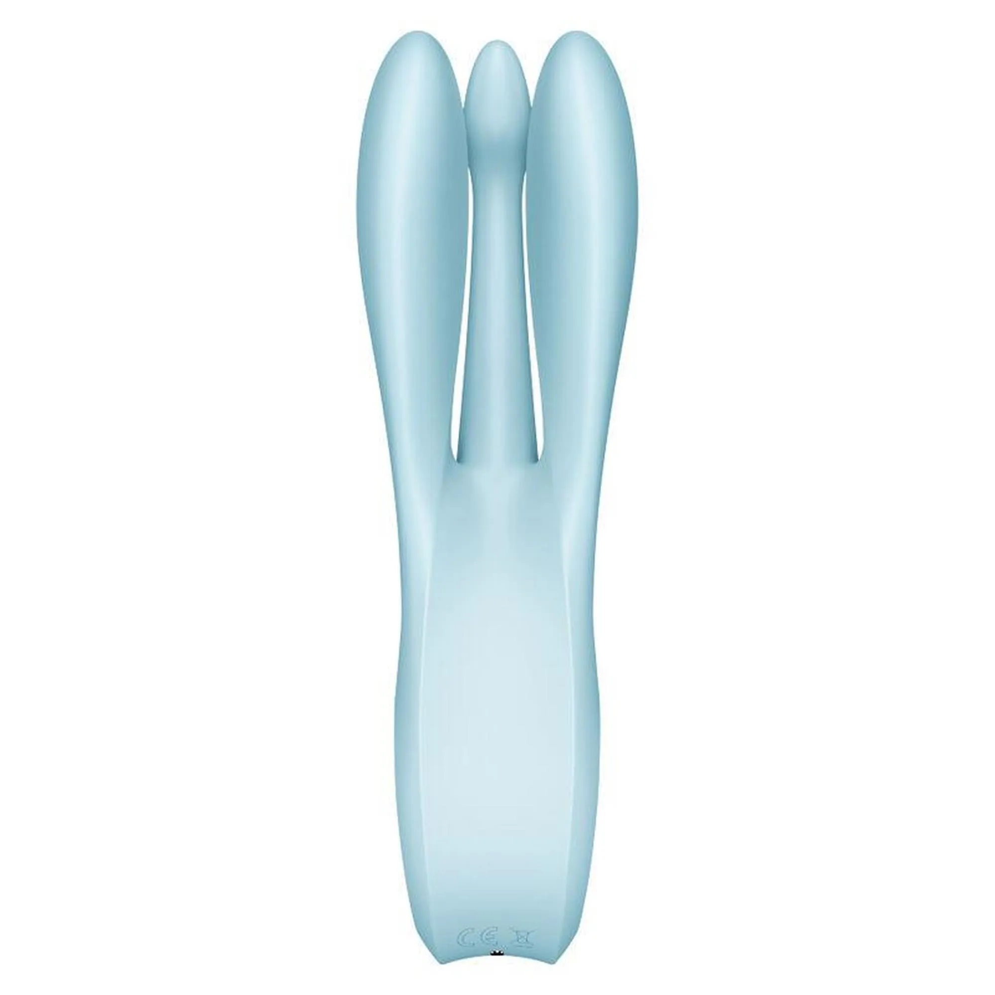 Satisfyer Threesome 1 - Wibrator wielofunkcyjny, Niebieski, 14 cm