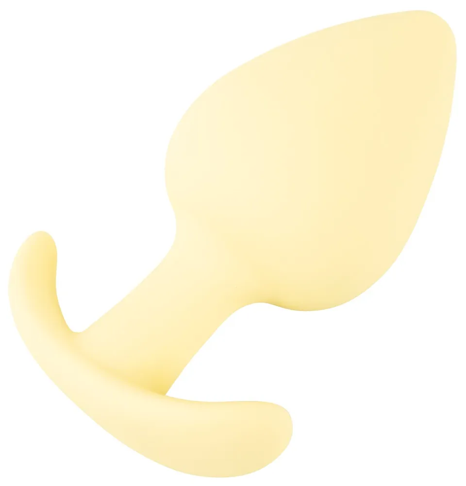 Cuties - Korek analny, Żółty, 6, 5 cm