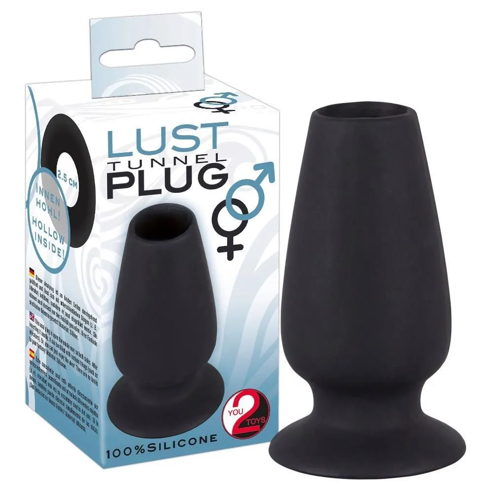 Анальний тунель Orion Lust Tunnel Plug, 10 см (чорний)