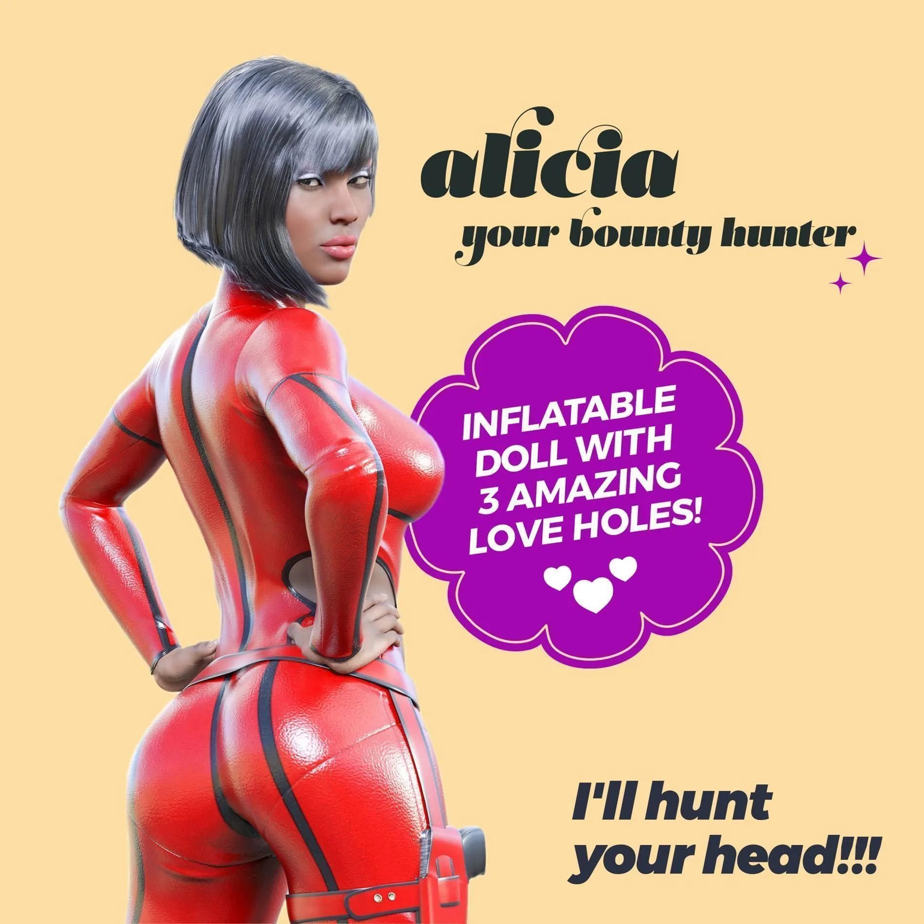 Секс кукла Crushious Alicia Your Bounty Hunter (телесный)
