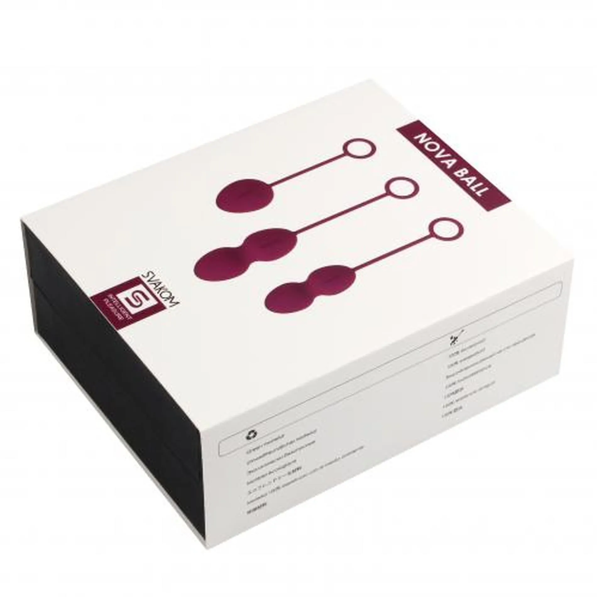 Svakom Nova Kegel Balls - Zestaw kulek dopochwowych, Fioletowy, 16.2 cm