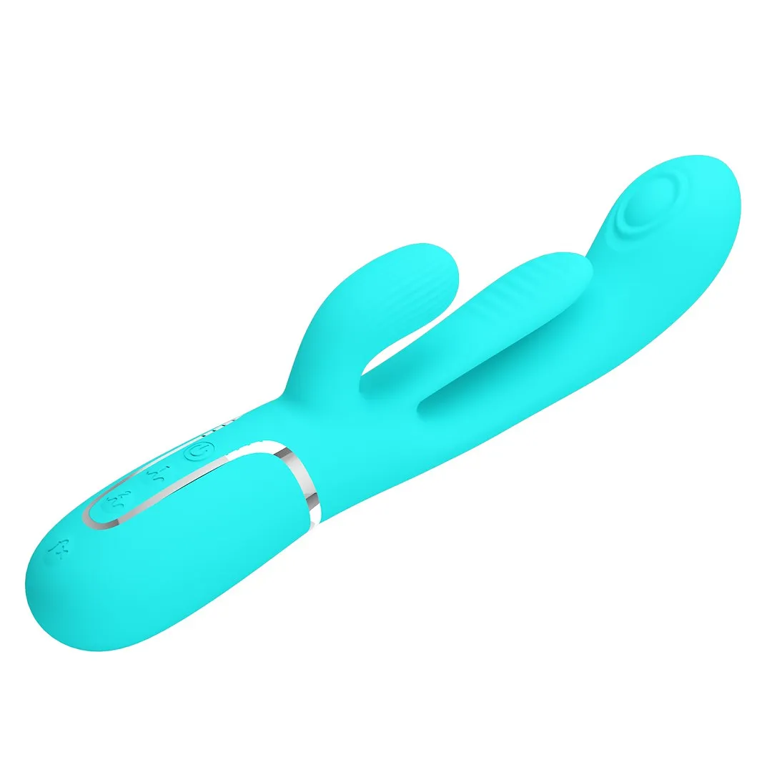 Pretty Love Twinkled Tenderness Shonia - Wibrator, Turkus, 22.2 cm