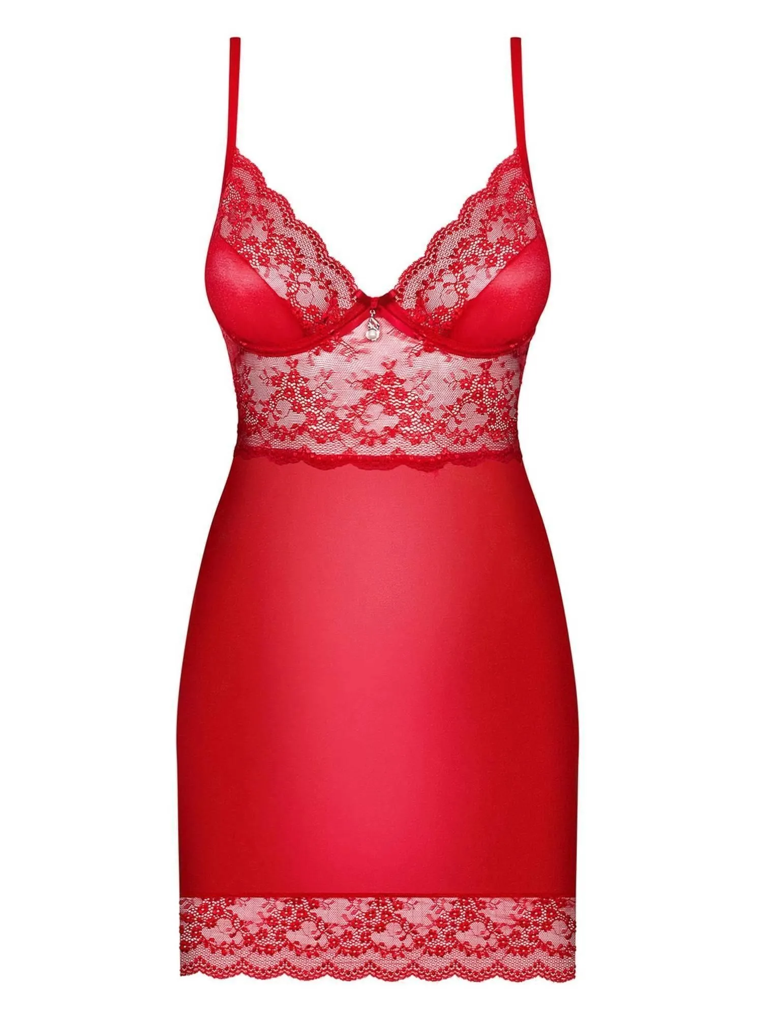 Комплект білизни Obsessive Lovica, XXL (червоний)
