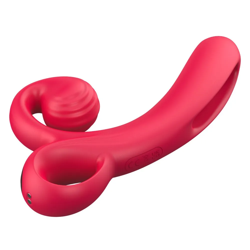 Вибратор Erospace Sweet Play A4, 18,2 см (красный)