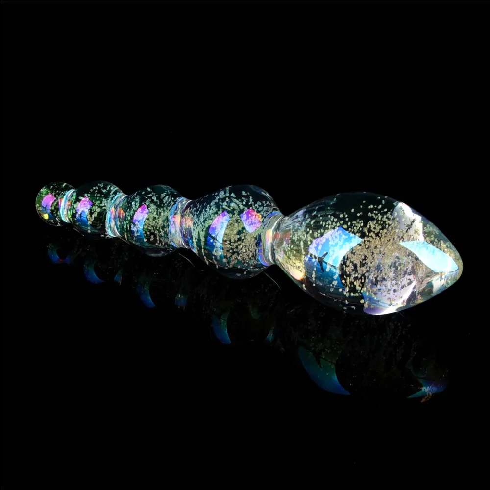 Lovetoy Twilight Gleam Tantalizing Orbs - Dildo, Zielony, 16.3 cm