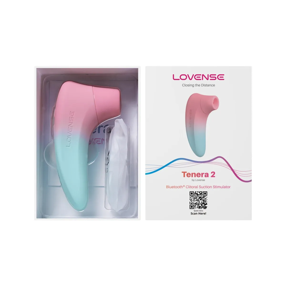 Lovense Tenera 2 - Bezdotykowy stymulator łechtaczki, Multi, 12 cm