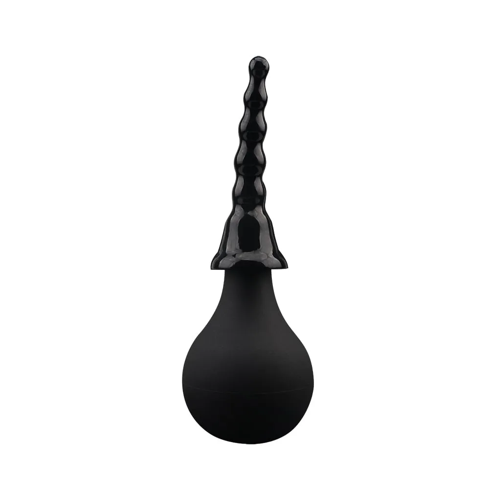Black Mont Douche Set - Prysznik analny, Czarny, 26 cm