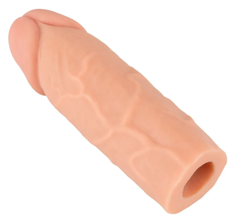 Насадка на пеніс Nature Skin Extension Sleeve, 15,5 см (тілесний)