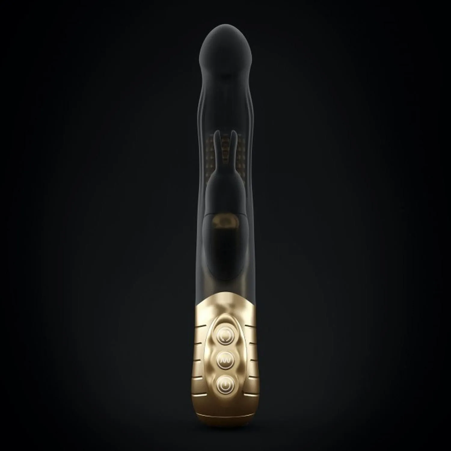 Вібратор-кролик Dorcel Baby Rabbit Gold 2.0, 22 см (чорний)