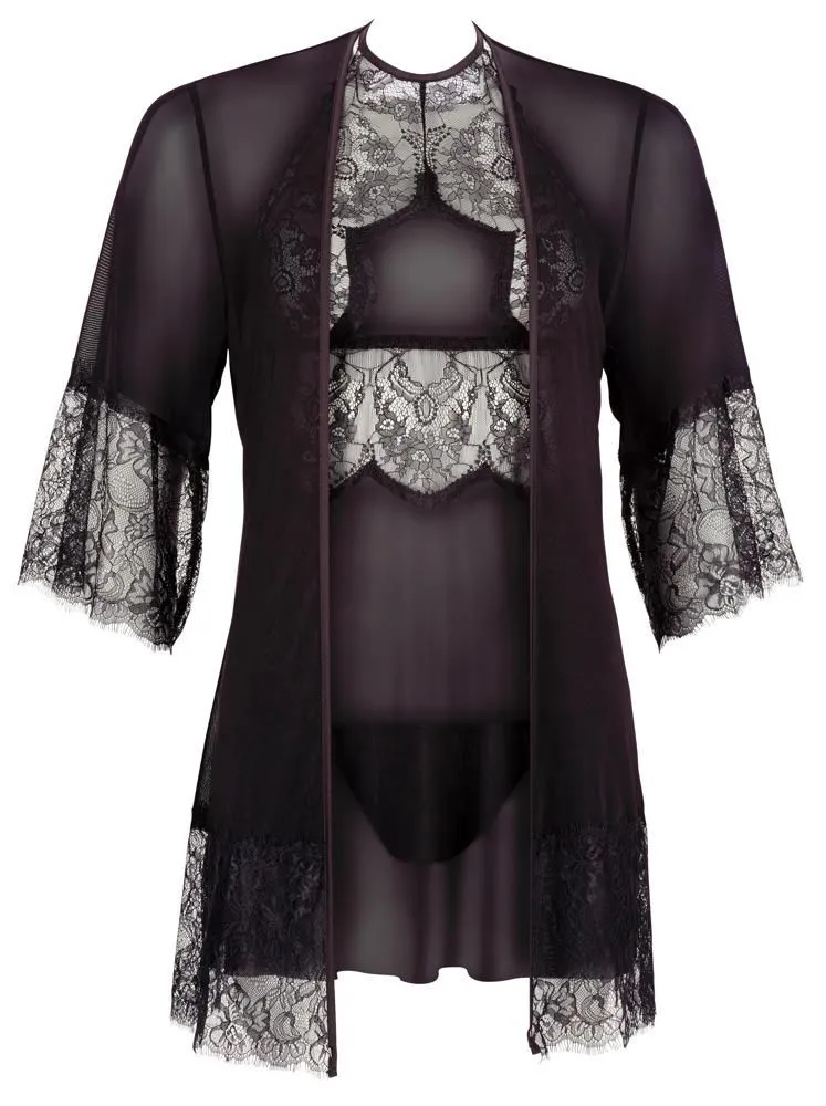 Комплект Cottelli Lingerie Chemise Set, S (черный)