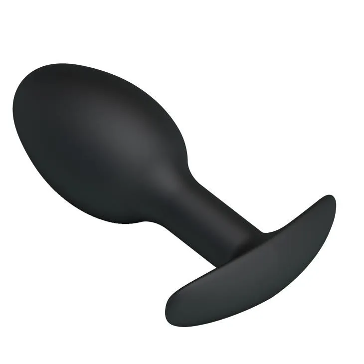 Анальна пробка Pretty Love Silicone Anal Plug, 8.4 см (чорний)