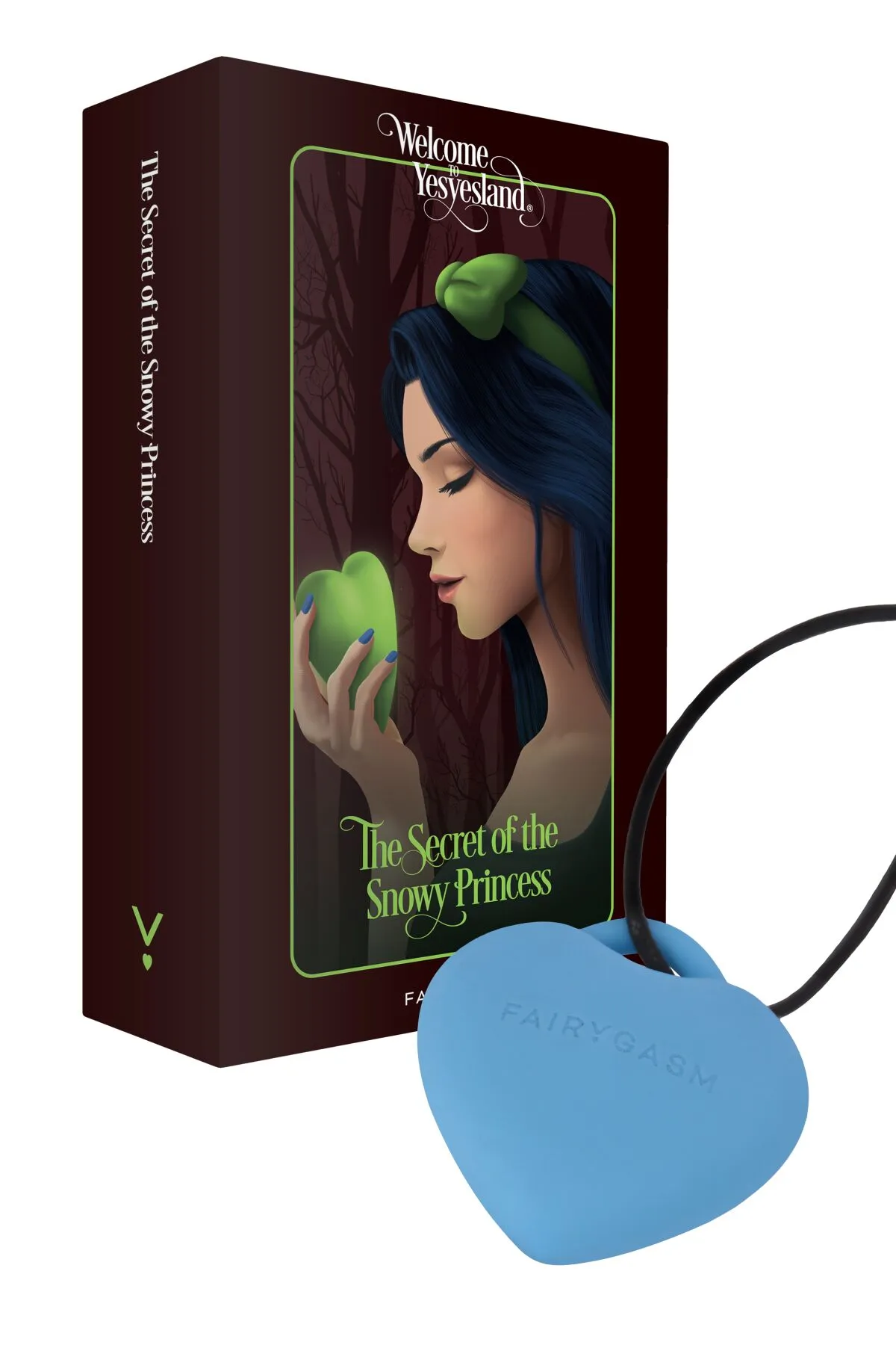 Вібратор для клітора FairyGasm PleasureStone, 5,5 см (блакитний)