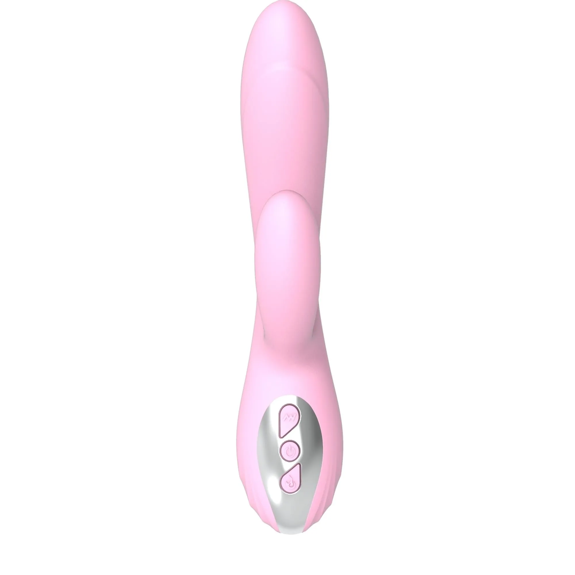 B - Series Lyla Joker - Wibrator królik, Jasnoróżowy, 21.7 cm