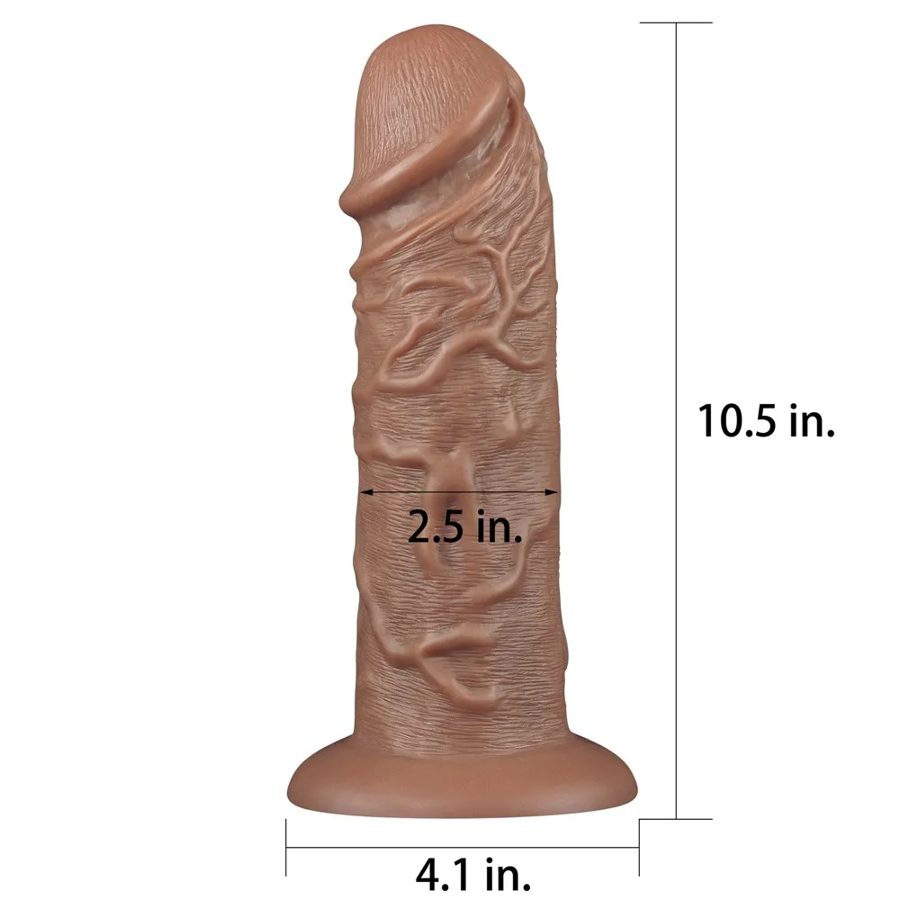 Lovetoy Realistic Chubby - Dildo, W kolorze cielistym, 26, 6 cm