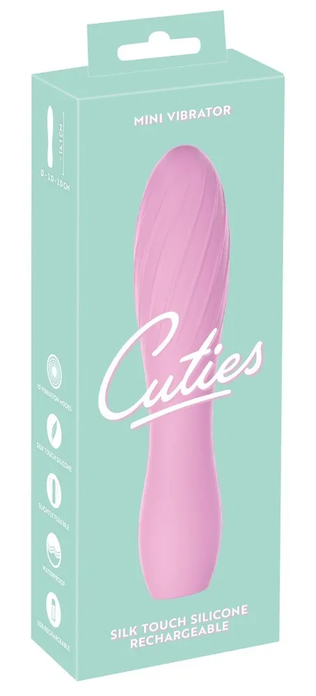 Вибратор Cuties Mini, 14,1 см (розовый)