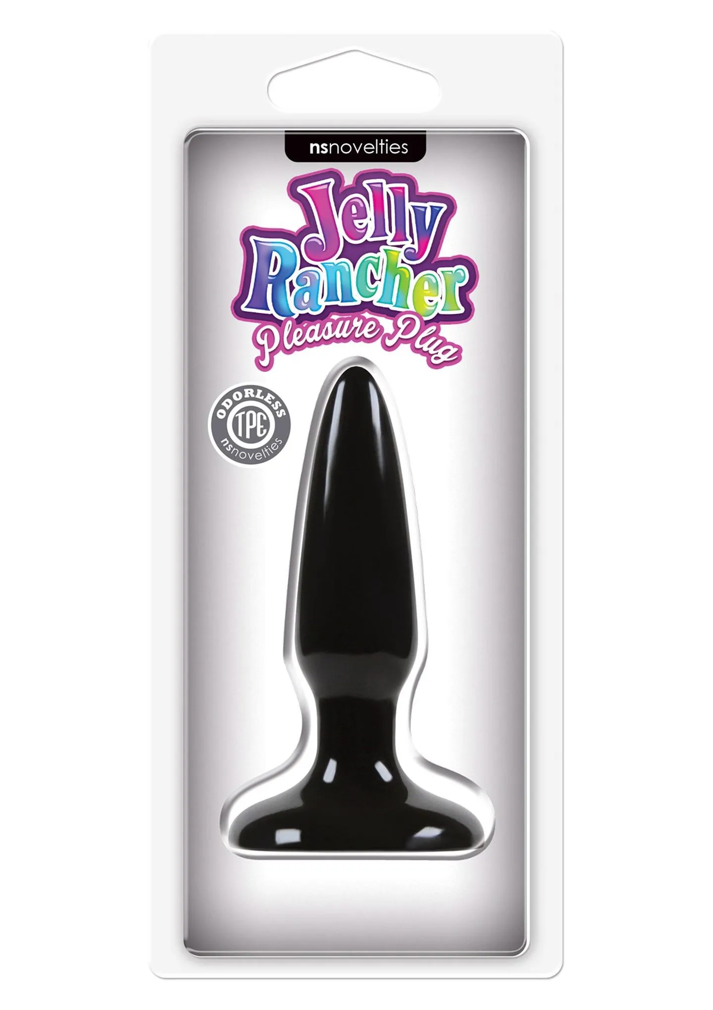 Анальная пробка Jelly Rancher Pleasure Plug Mini , 8,5 см (черный)