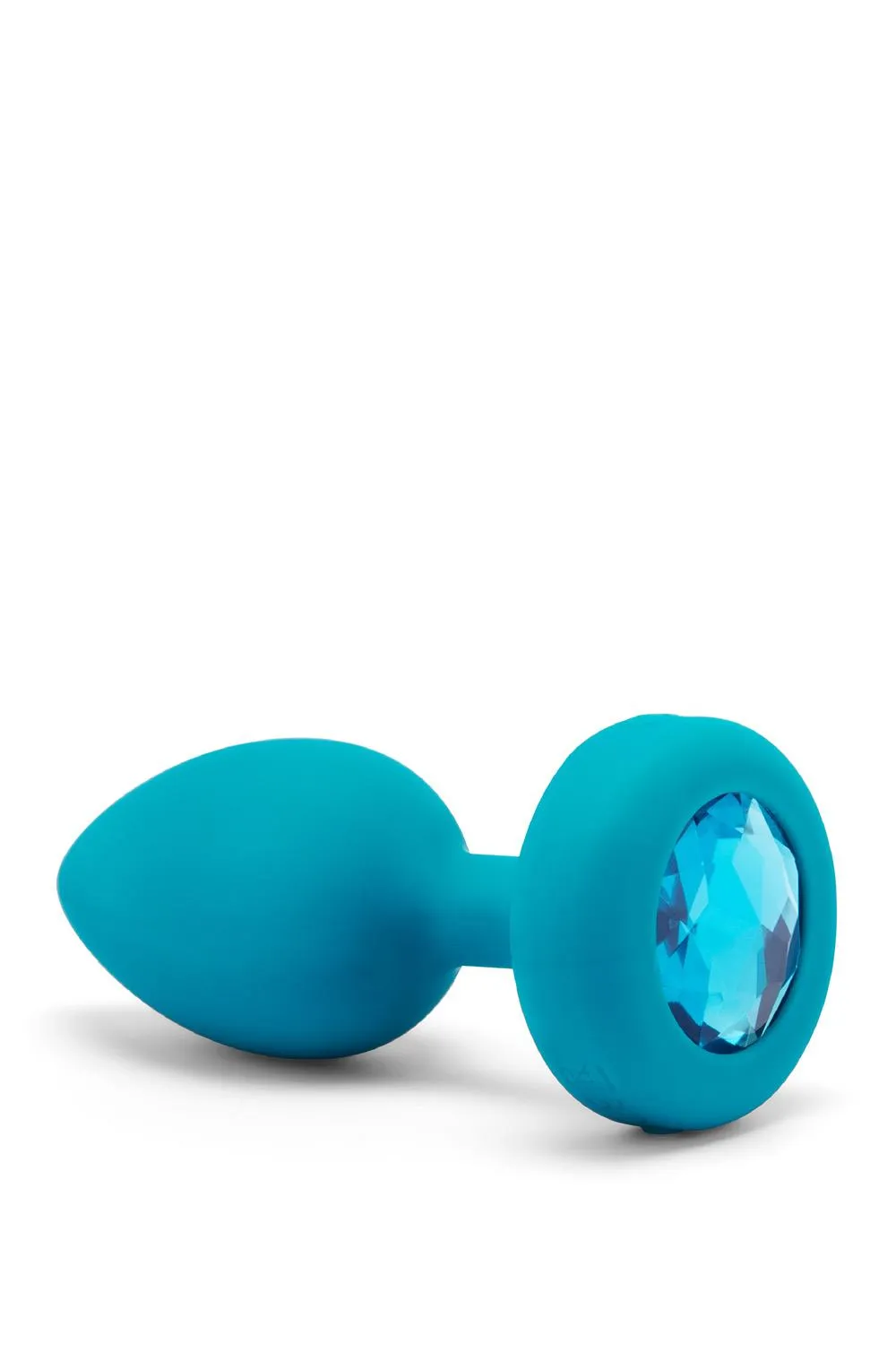 Анальна пробка B-Vibe Vibrating Jewel Plug S/M, 9.8 см (бірюзовий)