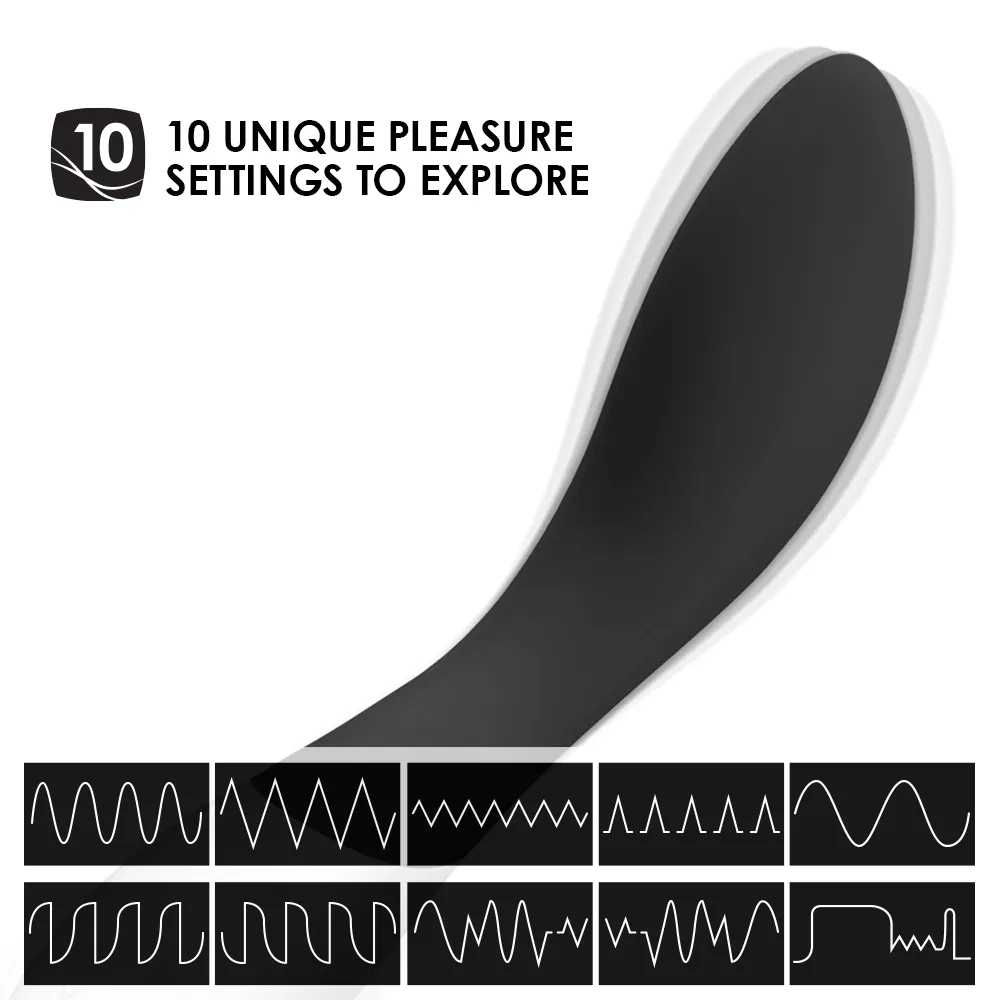 Lelo Mona Wave - Wibrator, Czarny, 19, 5 cm