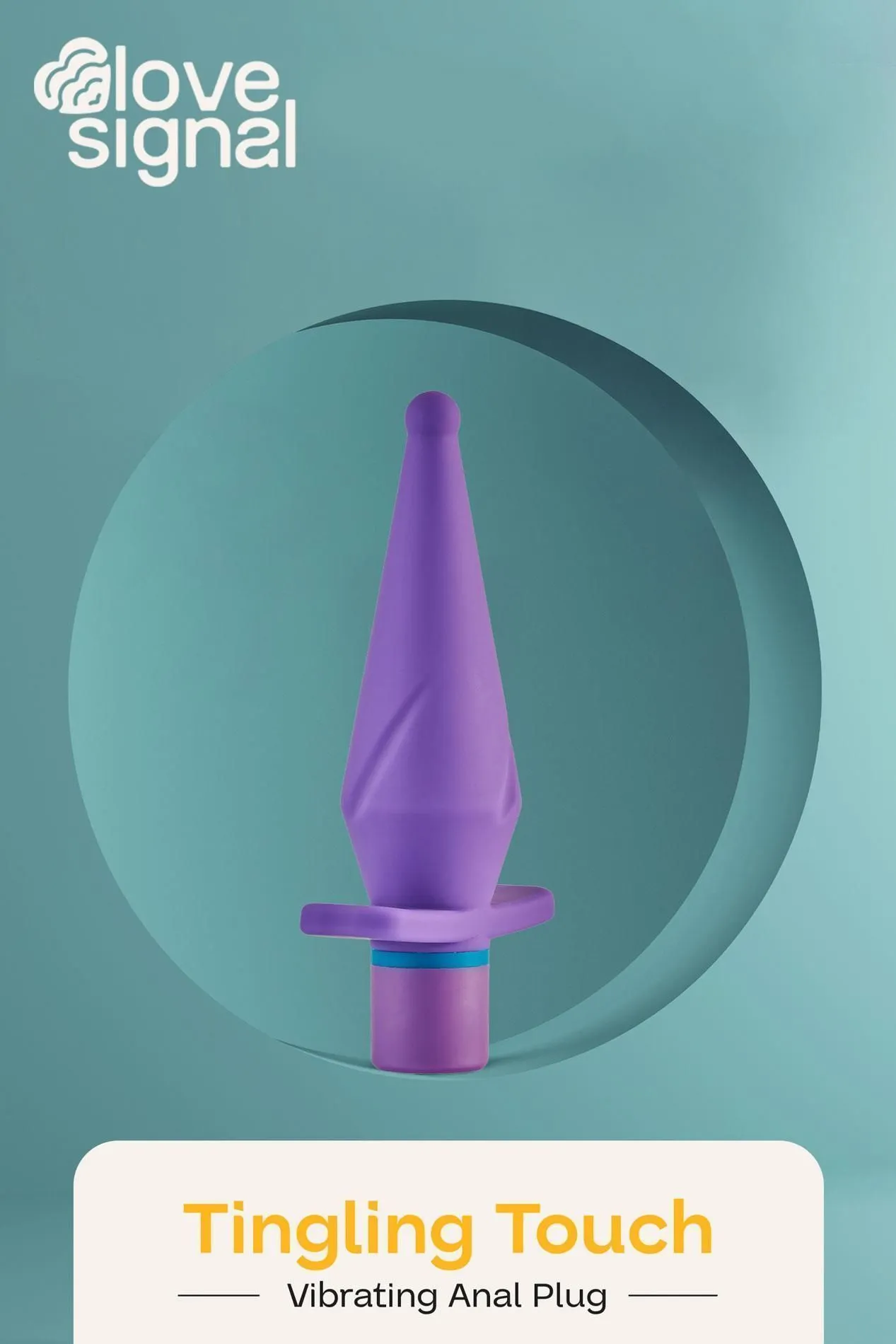 Анальная пробка Dream Toys Tingling Touch, 13 см (фиолетовый)