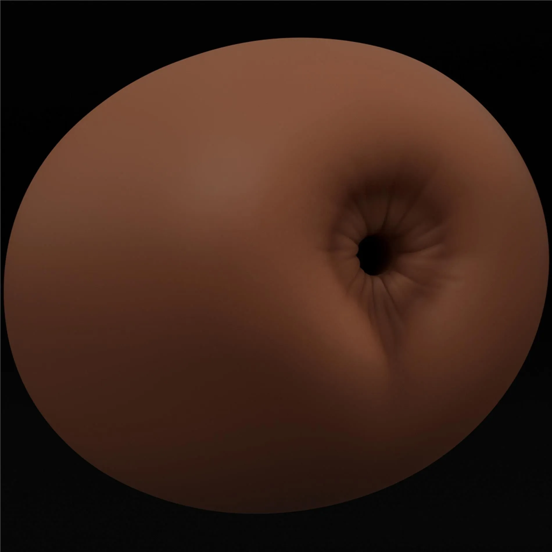 Двойной мастурбатор Lovetoy Slider Double-Ended Vagina and Anus (коричневый)