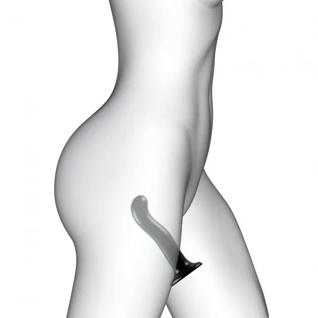 Strap-on-me P&G Spot Dildo L - Dildo, Czarny, 19 cm