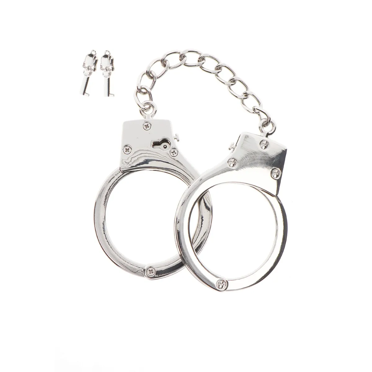 Наручники Taboom Silver Plated BDSM Handcuffs, 6,5 см (серебристый)