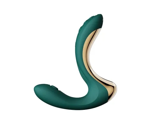 Вибратор Zalo Talis G-Spot PulseWave, 14,4 см (зеленый)