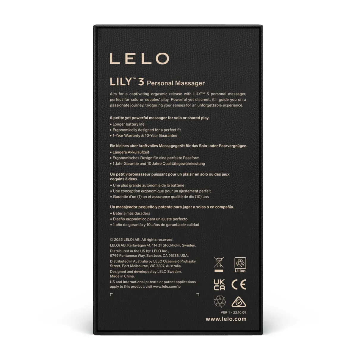 Lelo Lily 3 - Wibrator łechtaczkowy, Mięta, 7, 4 cm