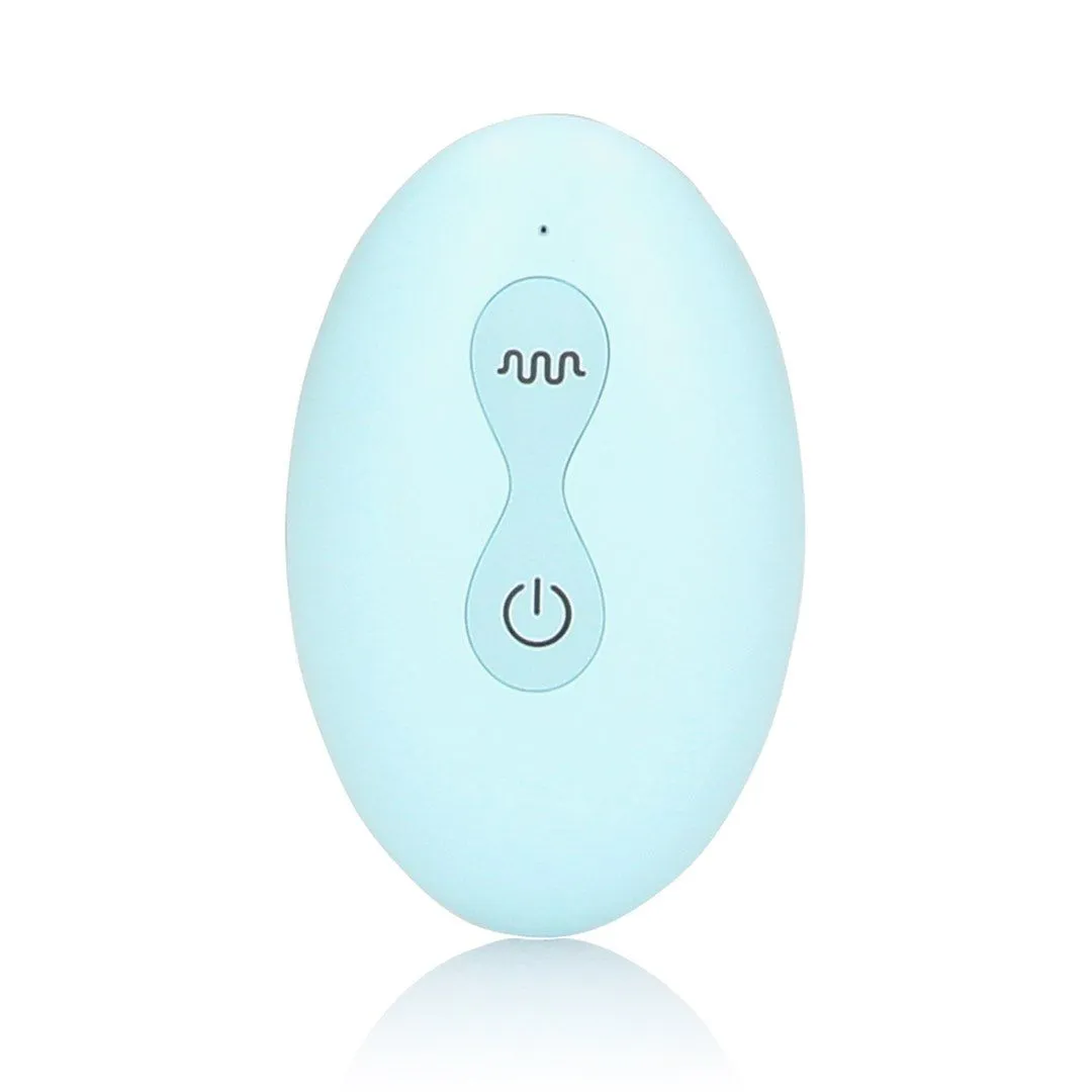 Loveline Arctic Blue - Wibrator do majtek, Niebieski, 8.5 cm