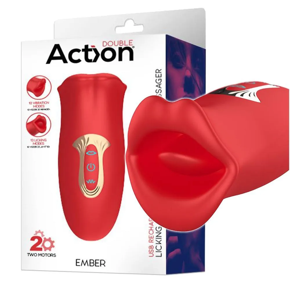 Вібратор Action Ember, 13 см (червоний)