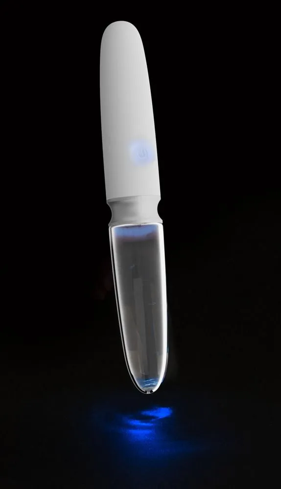 Вібратор Liaison Straight LED, 17,7 см (білий)
