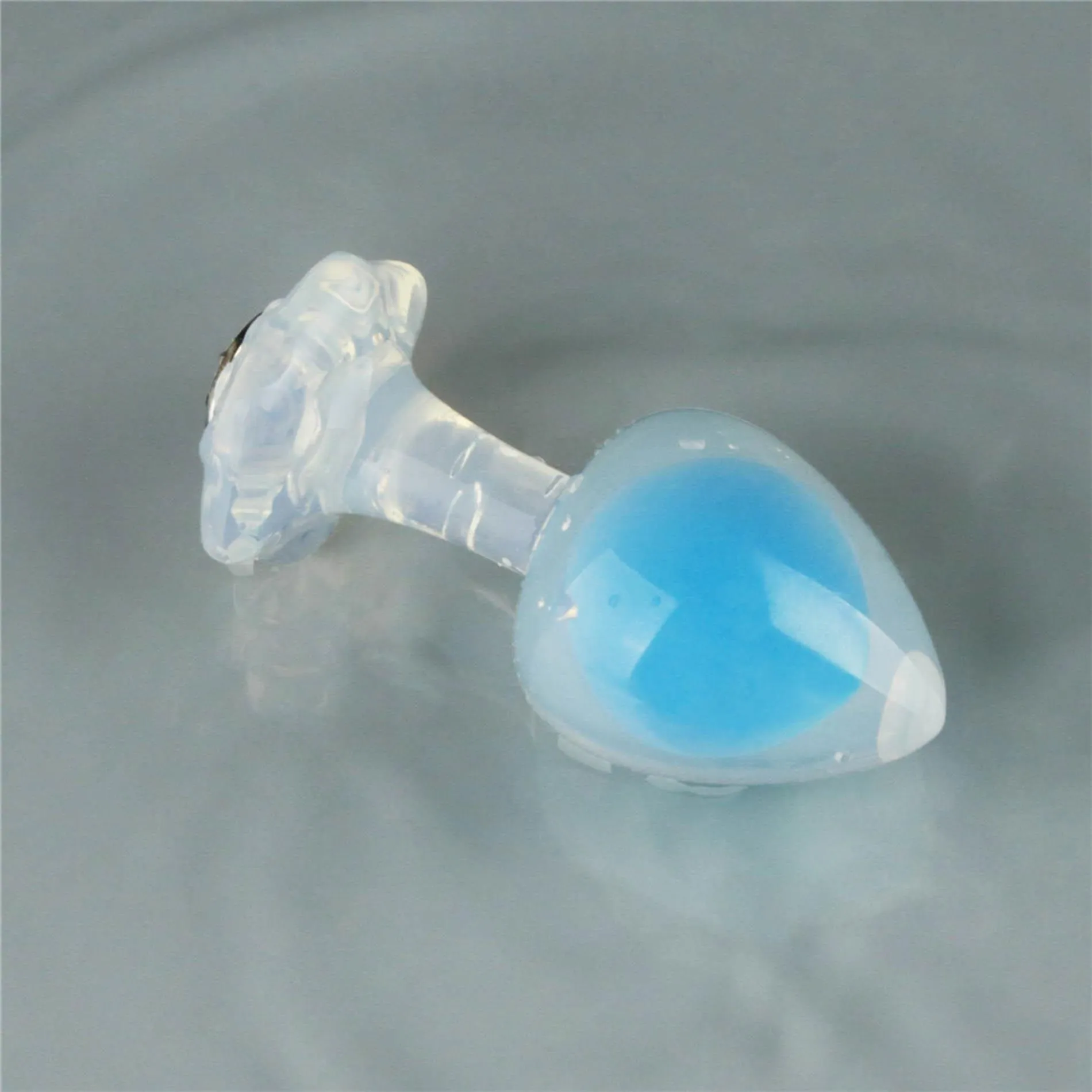 Lovetoy Gemoria - Korek analny, Niebieski, 11.3 cm