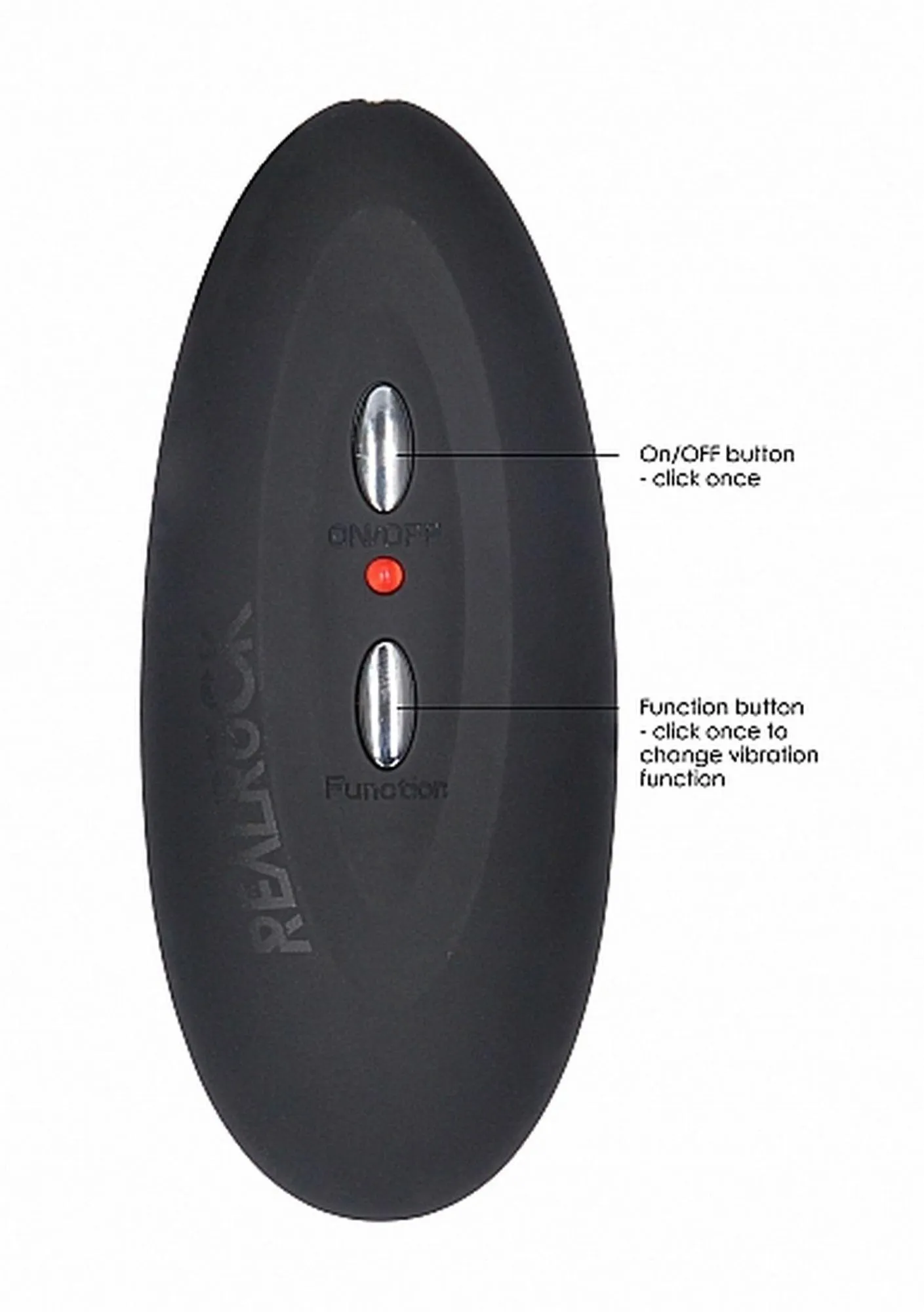Вібратор RealRock Cock 8", 20 см (чорний)