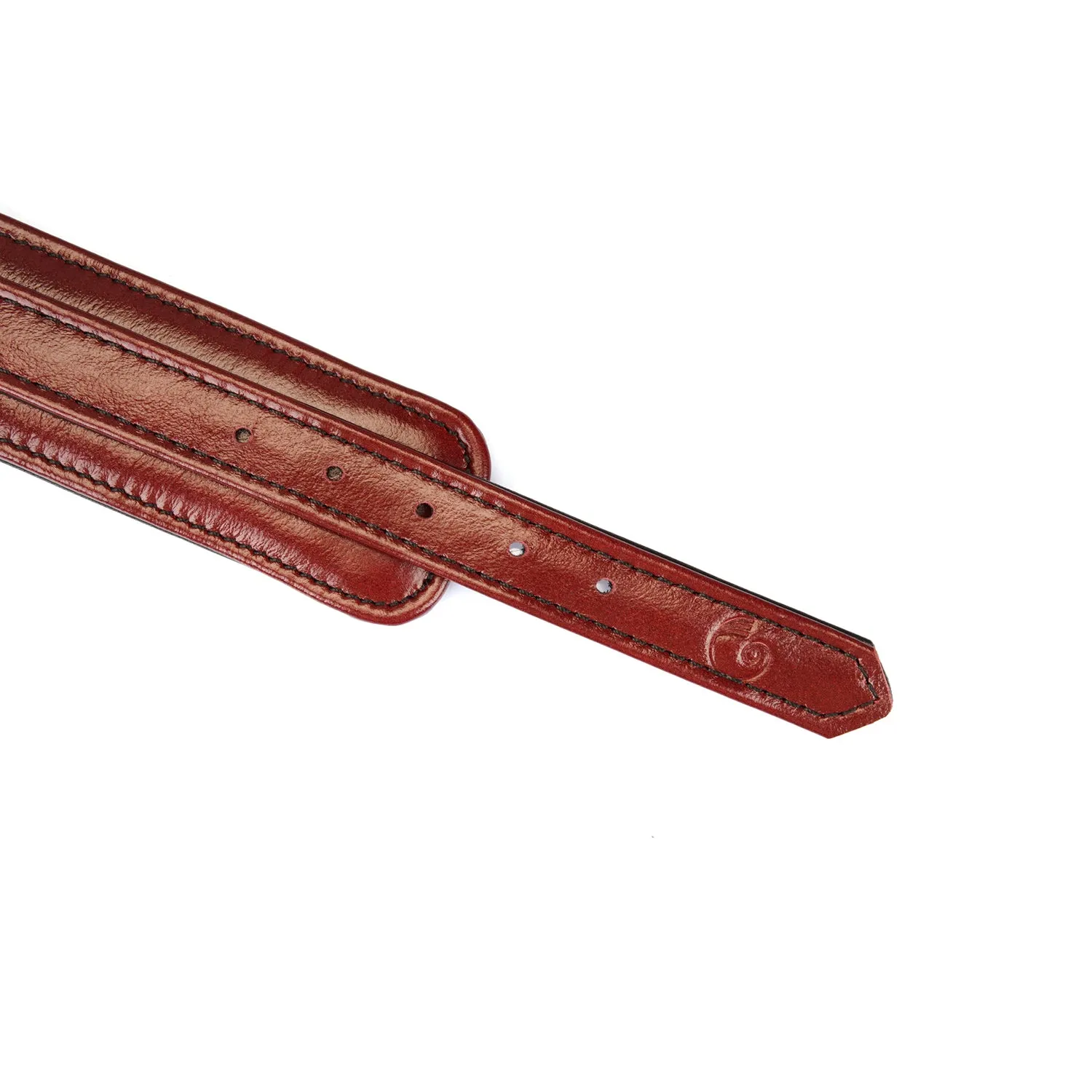 Наручники Liebe Seele Wine Red Narrow Wrist Cuffs (винно-червоний)