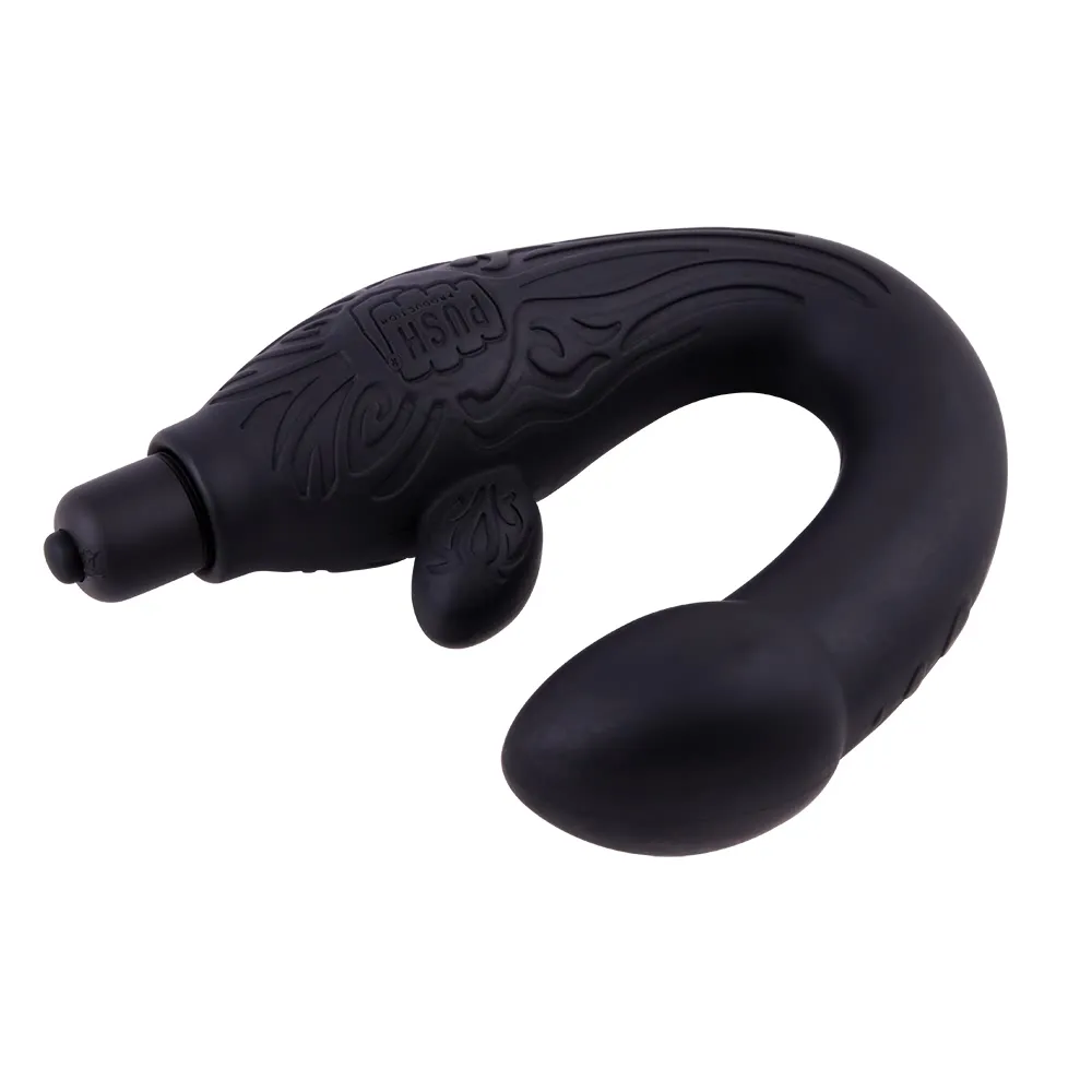 Стимулятор простаты Black Mont P-Spot Perineum Massager, 29 см (черный)