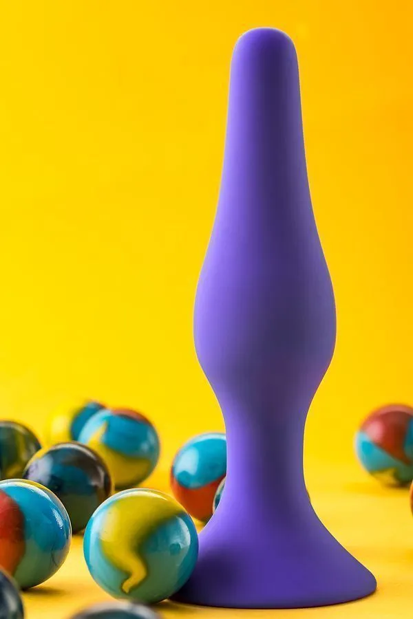 Анальна пробка Bomp A-Toys Toyfa, 10.2 см (фіолетовий)