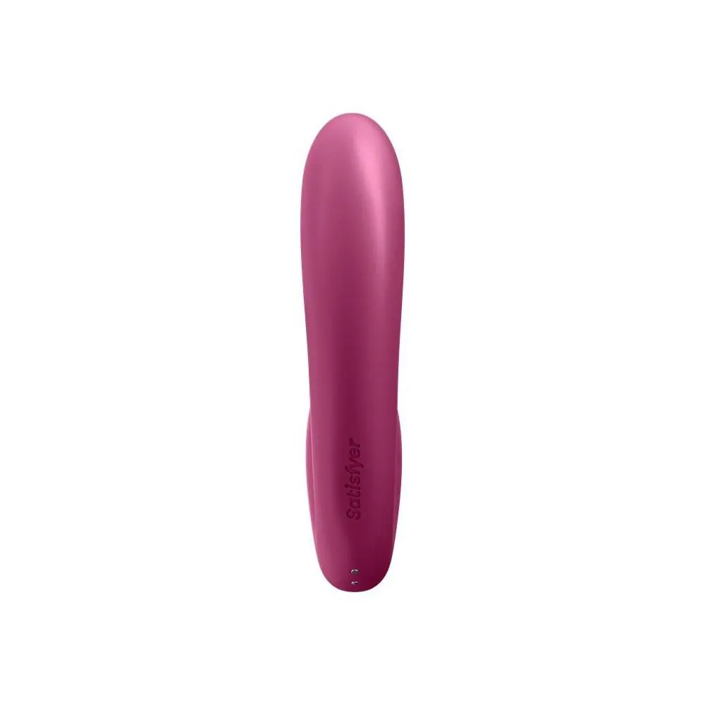 Вакуумний стимулятор клітора з вібрацією Satisfyer Sunray (малиновий)