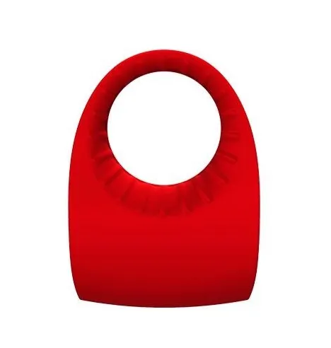Эрекционное кольцо Red Revolition Sphinx, 6 см (красный)