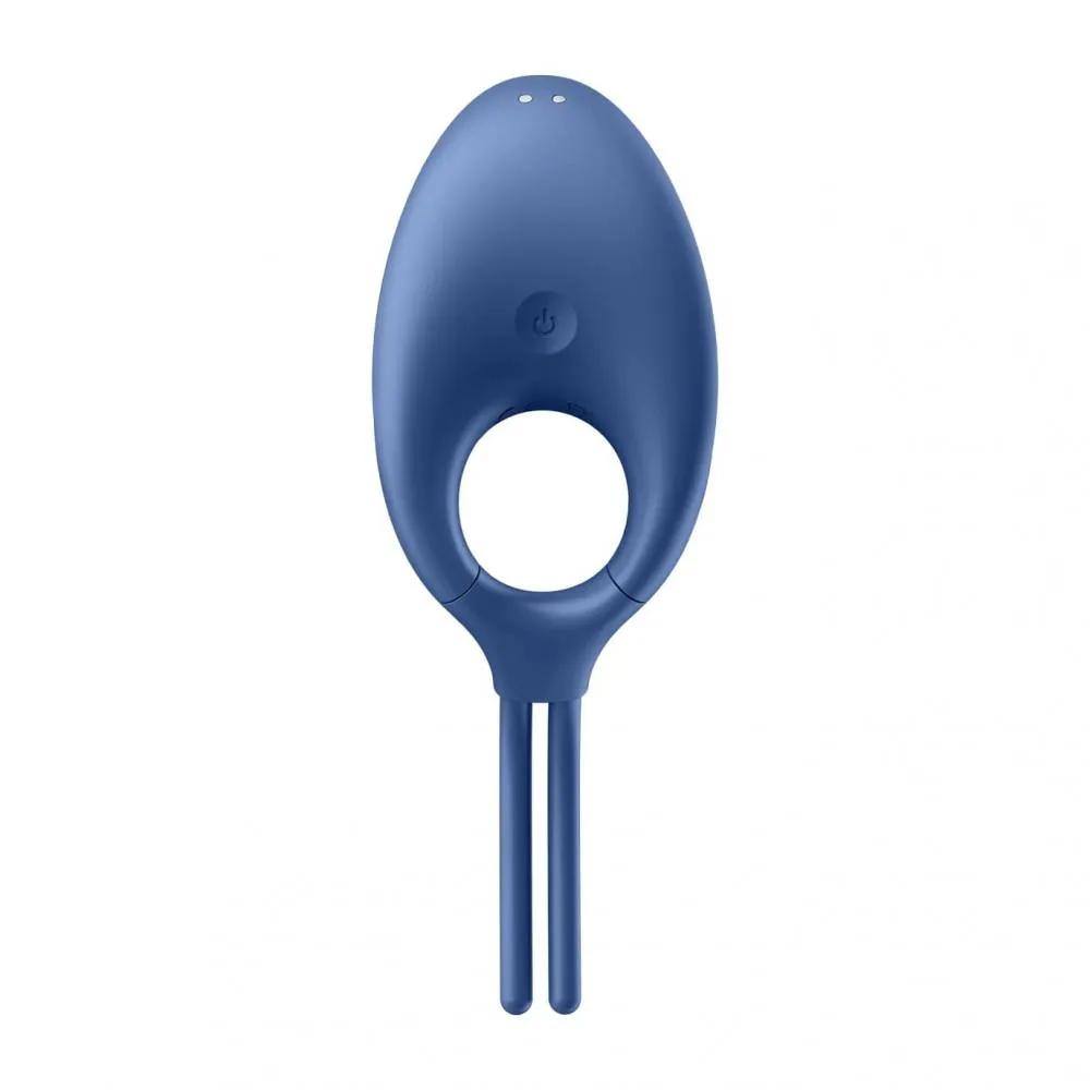 Виброкольцо Satisfyer Swordsman, 14.2 см (синий)