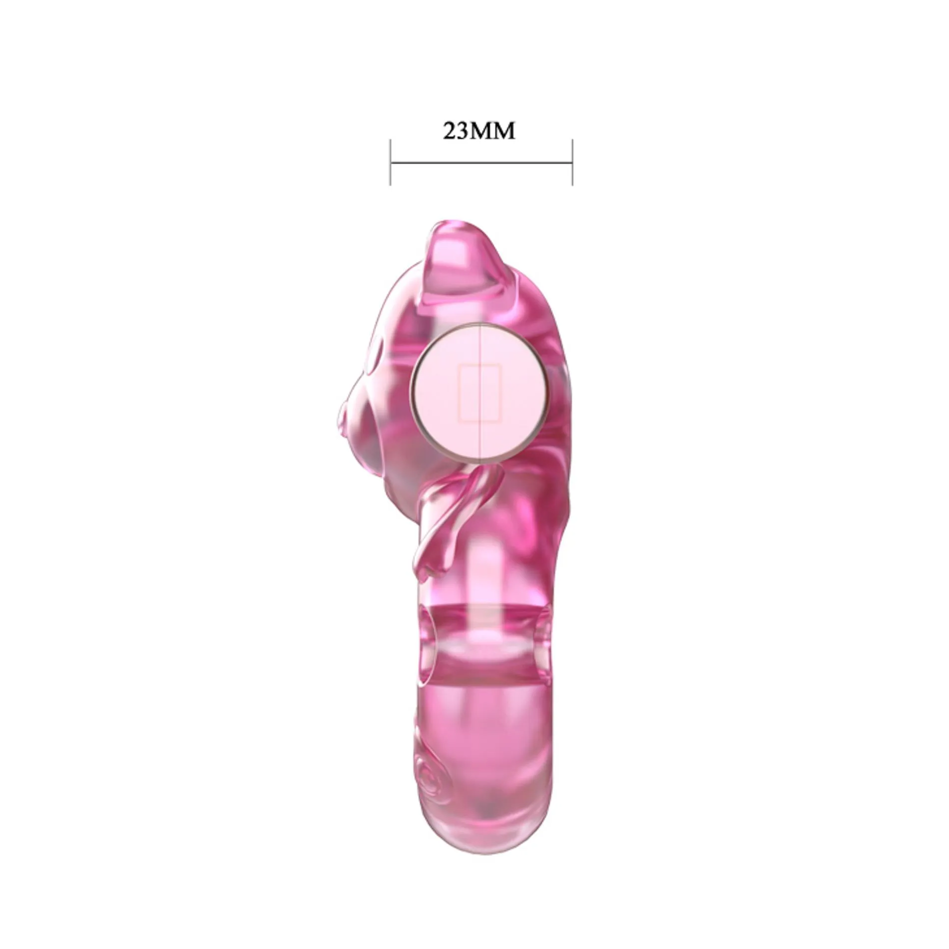 Ерекційне кільце Baile Bear Cock Ring, 5.3 см (рожевий)