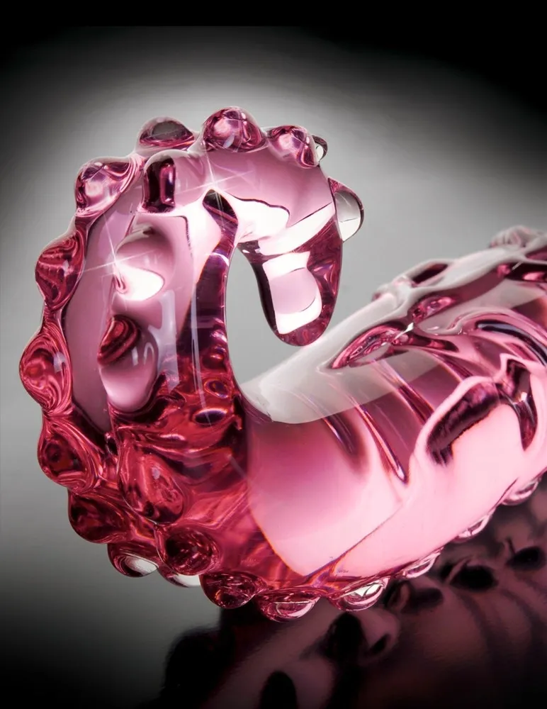 Pipedream Icicles No.24 - Szklane dildo, Różowy, 15, 5 cm