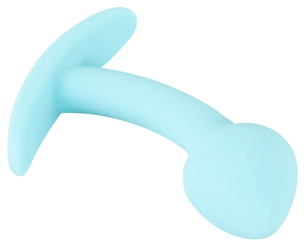 Анальная пробка Cuties Mini Butt Plug, 7,1 см (голубой)