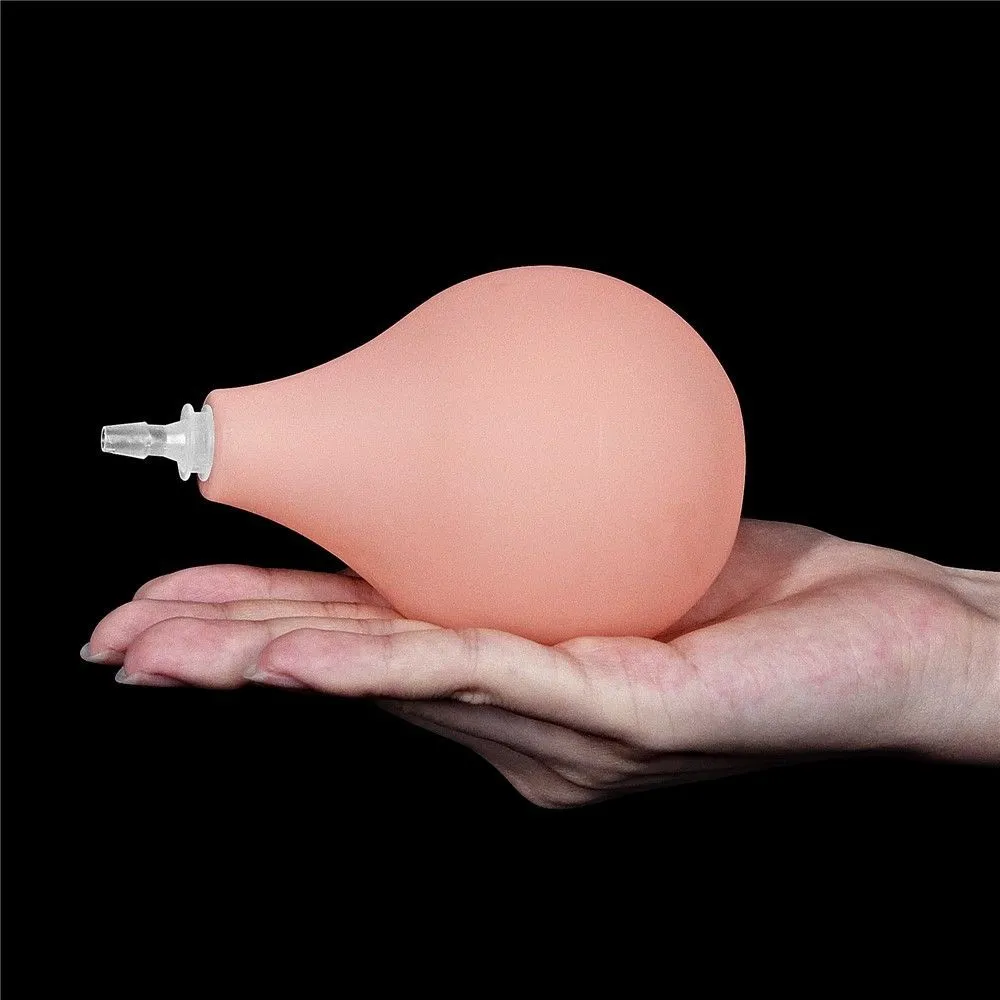Фалоімітатор з еякуляцією LoveToy Squirt Extreme, 23 см (тілесний)
